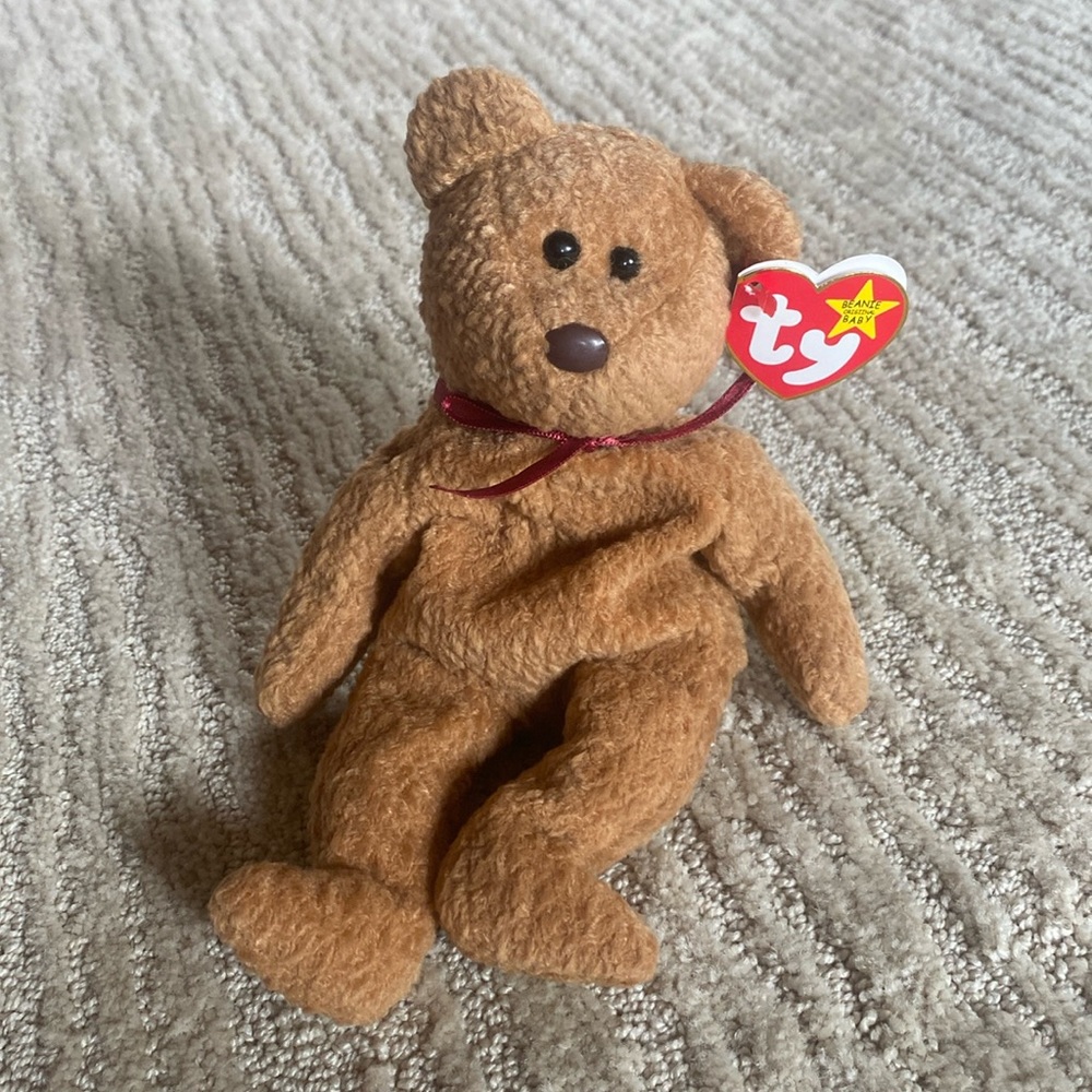 Ty Beanie Baby Curly. No flaws.